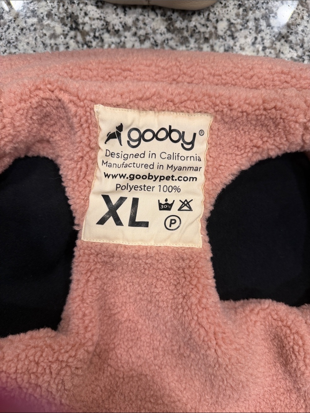 Gooby Dog Pink Sherpa Jacket - XL